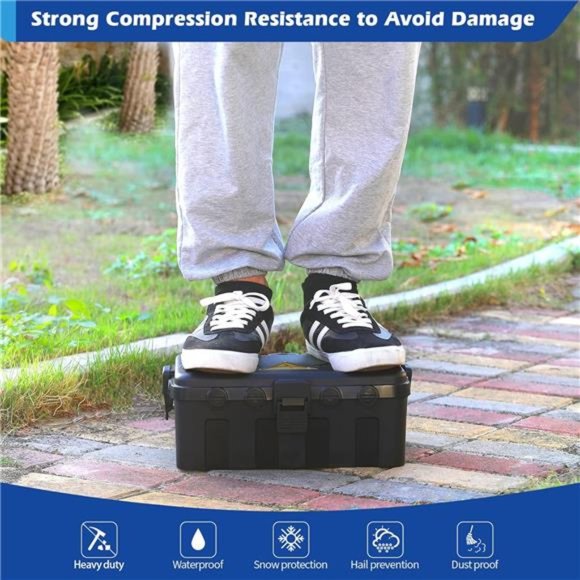 Outdoor Electrical Box - Outdoor Outlet Cover Waterproof IP54 Level Weatherproof - Picture 4 of 5